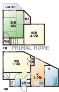 神奈川県横浜市緑区長津田3【一戸建】の間取り