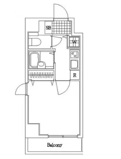 OLIO芝浦【7階】の間取り