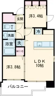 CASA VISTA ASATO【10階】の間取り