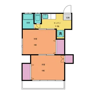 丸誠苑【1階】の間取り