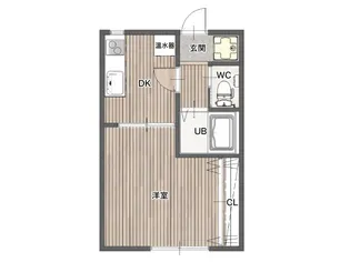 コーポプランタン【3階】の間取り