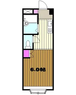 1Rの間取り画像