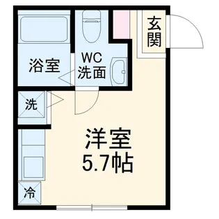 メゾンドシエル【1階】の間取り