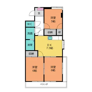 AMENITY GOLD【4階】の間取り