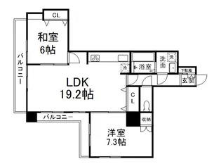 ジョイ御池【8階】の間取り
