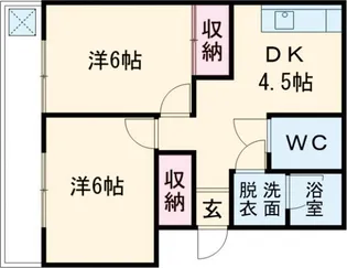 青柳マンション【3階】の間取り