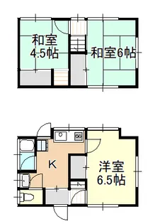 岡山県岡山市北区矢坂本町【一戸建】の間取り