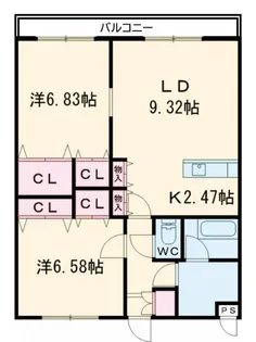 新潟県新発田市舟入町1【マンション】の間取り