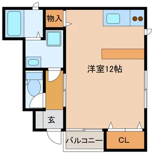 静岡県浜松市中央区布橋3【アパート】の間取り
