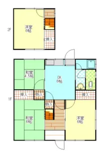 岡山県岡山市東区広谷【一戸建】の間取り