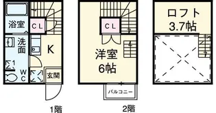 ベルセ黒川の間取り