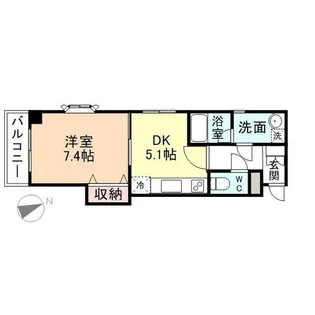 サンライズ五福公園【9階】の間取り