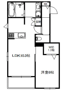 ドルチェベントーラ【2階】の間取り