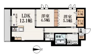 東京都練馬区貫井3【マンション】の間取り