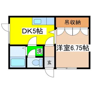 ハートカクテル【2階】の間取り