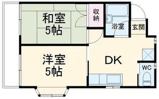 笹下ハイツ【2階】の間取り