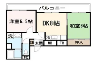 イスタナフセ【5階】の間取り