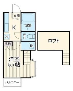 檜ハイツ【2階】の間取り