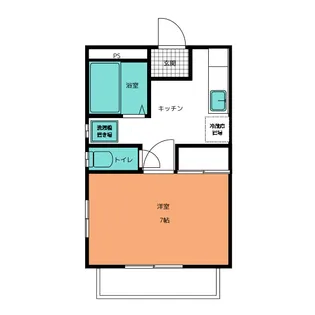 コーポユタカ【2階】の間取り
