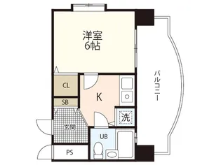 トーカンキャステール己斐本町【3階】の間取り