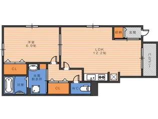 Space【1階】の間取り