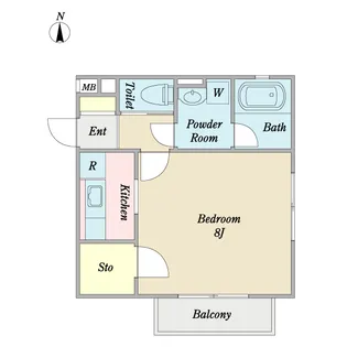 ミーティア【1階】の間取り