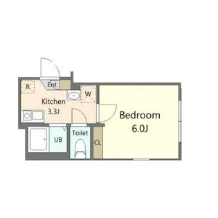 Oakwood蒔田【1階】の間取り