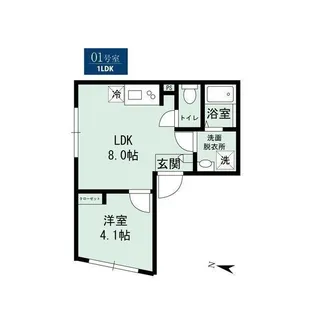 Surge文京大塚【2階】の間取り