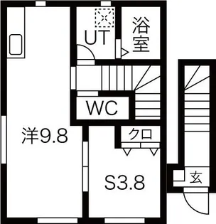 ル・メイユール尼沼A棟【2階】の間取り