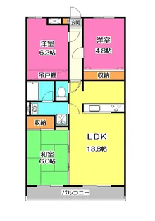 グレースコート【3階】の間取り