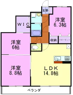 フォルテ【4階】の間取り
