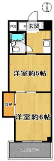 三徳ビル【6階】の間取り
