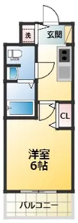 1Kの間取り画像