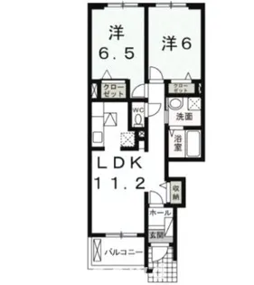 群馬県高崎市井野町【アパート】の間取り