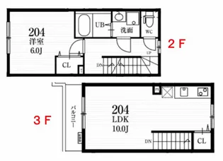 ミハス学芸大学【3階】の間取り