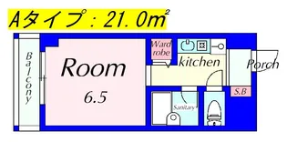 萱野ビル【3階】の間取り