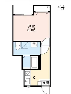 京レジデンス【1階】の間取り