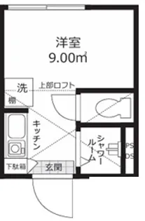 Casa 平井【2階】の間取り