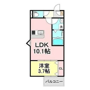 LECOCON津島V【1階】の間取り