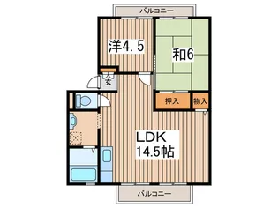 サンガーデン南町田 C【2階】の間取り