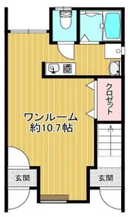 コート海老江【1階】の間取り