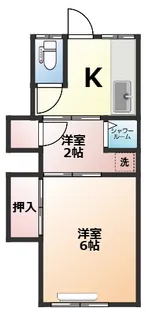 赤間荘【2階】の間取り