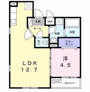 ドムス レケンス【2階】の間取り