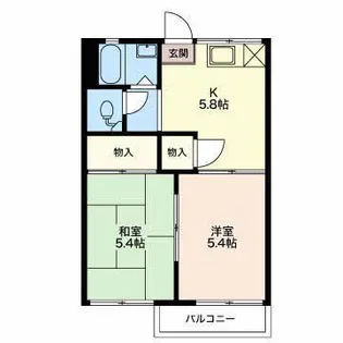 新潟県新潟市東区粟山4【アパート】の間取り