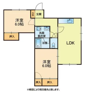 ラフォーレ3番館【1階】の間取り