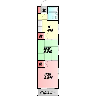 2Kの間取り画像