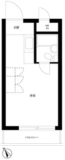 メゾン・ド・タンブール【2階】の間取り