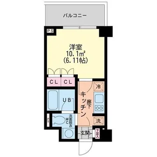 東京都中野区本町6【マンション】の間取り