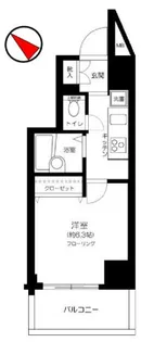 東京都文京区白山5【マンション】の間取り