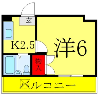 サンライト堀越【3階】の間取り